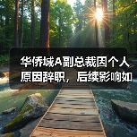 华侨城A副总裁因个人原因辞职，后续影响如