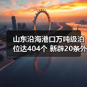 山东沿海港口万吨级泊位达404个 新辟20条外贸航线(图3)
