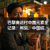 巴黎奥运村中国元素全记录：熊猫、中国结、五星红旗打卡攻略(图4)