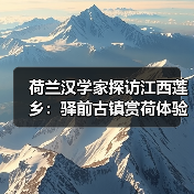 荷兰汉学家探访江西莲乡：驿前古镇赏荷体验千年莲韵(图4)