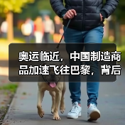 奥运临近，中国制造商品加速飞往巴黎，背后
