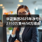 华蓝集团2025年净亏损2350万至4650万缘由(图2)