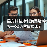 晶方科技净利润暴增44%—52%背后原因