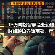 15万吨级智慧渔业船破解鲑鳟鱼养殖难题，产业链升级新突破(图1)
