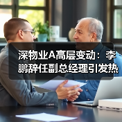 深物业A高层变动：李鹏辞任副总经理引发热