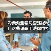 彩票预测骗局套路揭秘！这些诈骗手法你中招了吗？(图2)