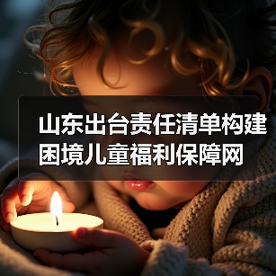 山东出台责任清单构建困境儿童福利保障网(图4)