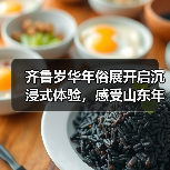 齐鲁岁华年俗展开启沉浸式体验，感受山东年
