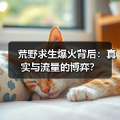 荒野求生爆火背后:真实与流量的博弈?(图2) 荒野求生爆火背后:真实与流量的博弈?(图2)