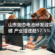 山东固态电池研发迎突破 产业增速超57.
