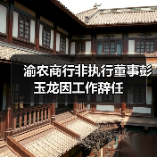 渝农商行非执行董事彭玉龙因工作辞任