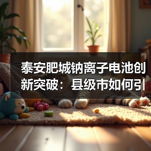 泰安肥城钠离子电池创新突破：县级市如何引领未来产业(图2)