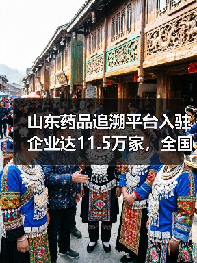 山东药品追溯平台入驻企业达11.5万家,全国领先(图2) 山东药品追溯平台入驻企业达11.5万家,全国领先(图2)