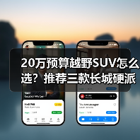 20万预算越野SUV怎么选?推荐三款长城硬派车型(图1) 20万预算越野SUV怎么选?推荐三款长城硬派车型(图1)