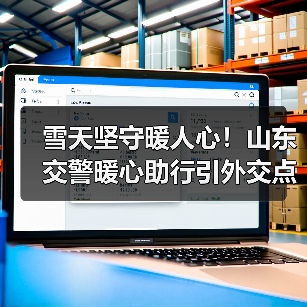 雪天坚守暖人心！山东交警暖心助行引外交点赞(图3)