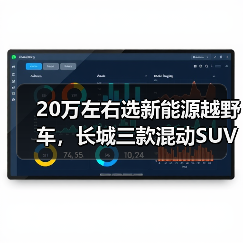 20万左右选新能源越野车,长城三款混动SUV怎么选?(图3) 20万左右选新能源越野车,长城三款混动SUV怎么选?(图3)