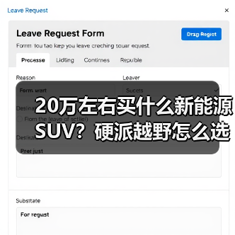 20万左右买什么新能源SUV?硬派越野怎么选(图3) 20万左右买什么新能源SUV?硬派越野怎么选(图3)