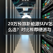 20万预算新能源SUV怎么选?对比推荐硬派与家用最佳车型(图4) 20万预算新能源SUV怎么选?对比推荐硬派与家用最佳车型(图4)