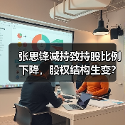 张思锋减持致持股比例下降，股权结构生变？(图2)
