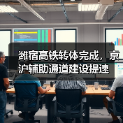 潍宿高铁转体完成,京沪辅助通道建设提速(图2) 潍宿高铁转体完成,京沪辅助通道建设提速(图2)