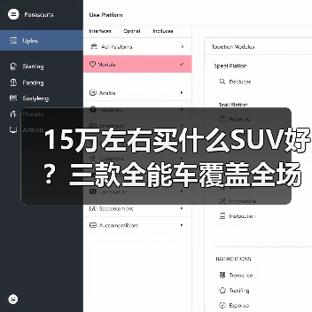 15万左右买什么SUV好?三款全能车覆盖全场景(图3) 15万左右买什么SUV好?三款全能车覆盖全场景(图3)