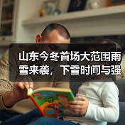 山东今冬首场大范围雨雪来袭，下雪时间与强度全解析(图1)