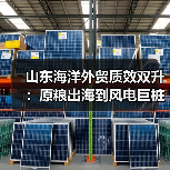 山东海洋外贸质效双升：原粮出海到风电巨桩远航(图2)