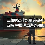 三船联动排水量突破40万吨 中国深远海养殖如何实现跨越式发展(图2) 三船联动排水量突破40万吨 中国深远海养殖如何实现跨越式发展(图2)