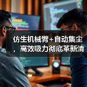 仿生机械臂+自动集尘,高效吸力彻底革新清洁体验(图2) 仿生机械臂+自动集尘,高效吸力彻底革新清洁体验(图2)