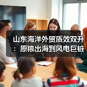 山东海洋外贸质效双升：原粮出海到风电巨桩远航(图4)