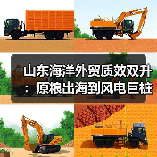 山东海洋外贸质效双升：原粮出海到风电巨桩远航(图3)