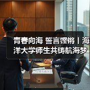 青春向海 誓言铿锵丨海洋大学师生共铸航海梦想(图2)