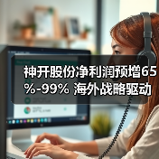 神开股份净利润预增65%-99% 海外战略驱动增长(图1) 神开股份净利润预增65%-99% 海外战略驱动增长(图1)