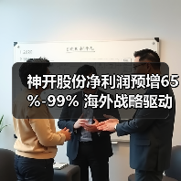 神开股份净利润预增65%-99% 海外战略驱动增长(图4) 神开股份净利润预增65%-99% 海外战略驱动增长(图4)