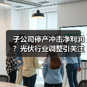 子公司停产冲击净利润？光伏行业调整引关注