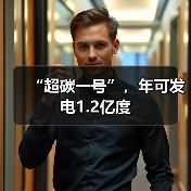“超碳一号”,年可发电1.2亿度(图4) “超碳一号”,年可发电1.2亿度(图4)