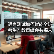 语言测试如何赋能全球考生？教育峰会共探未来(图3)