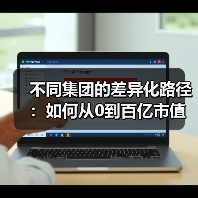 不同集团的差异化路径:如何从0到百亿市值(图2) 不同集团的差异化路径:如何从0到百亿市值(图2)