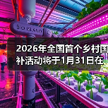 2026年全国首个乡村国补活动将于1月31日在济南启动(图1) 2026年全国首个乡村国补活动将于1月31日在济南启动(图1)