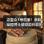 证监会1号罚单!余韩操控博士眼镜股价获利5.1亿遭罚没超10亿(图3) 证监会1号罚单!余韩操控博士眼镜股价获利5.1亿遭罚没超10亿(图3)