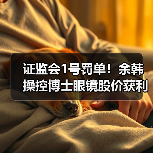 证监会1号罚单！余韩操控博士眼镜股价获利5.1亿遭罚没超10亿