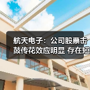航天电子:公司股票击鼓传花效应明显 存在短期大幅下跌的风险(图4) 航天电子:公司股票击鼓传花效应明显 存在短期大幅下跌的风险(图3)