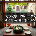 利尔化学：2025年净利4.79亿元 同比增长122.33%(图2)