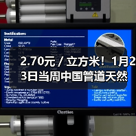 2.70元/立方米!1月23日当周中国管道天然气现货价格发布(图2) 2.70元/立方米!1月23日当周中国管道天然气现货价格发布(图2)