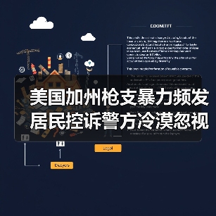 美国加州枪支暴力频发 居民控诉警方冷漠忽视
