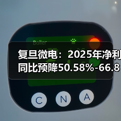 复旦微电:2025年净利同比预降50.58%-66.82%(图2) 复旦微电:2025年净利同比预降50.58%-66.82%(图2)
