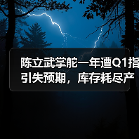 陈立武掌舵一年遭Q1指引失预期,库存耗尽产能滞后困局如何破局?(图4) 陈立武掌舵一年遭Q1指引失预期,库存耗尽产能滞后困局如何破局?(图3)