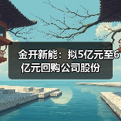 金开新能：拟5亿元至6亿元回购公司股份