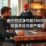 南宁百货净亏损3960万，经营承压与资产减值如何影响？(图2)