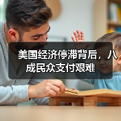 美国经济停滞背后，八成民众支付艰难(图1)